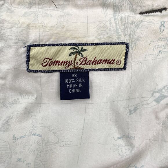 Tommy Bahama 100% Silk Pleated Shorts Mens 38 Olive Green - Picture 5 of 8